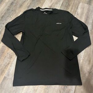 Men's Black Long Sleeve Tee-Coldgear